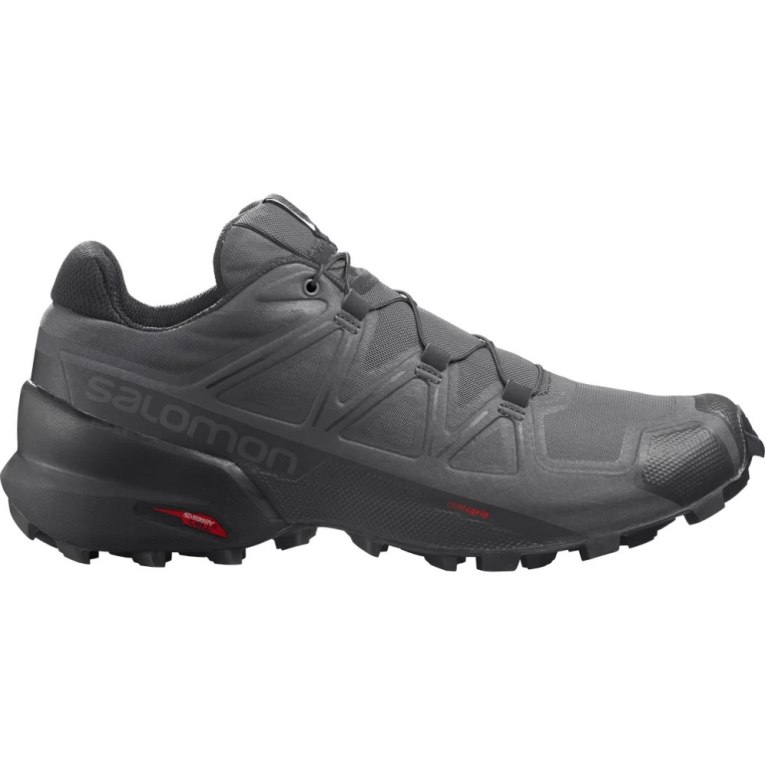 Black Salomon Speedcross 5 Men\'s Trail Running Shoes | IE IL4312